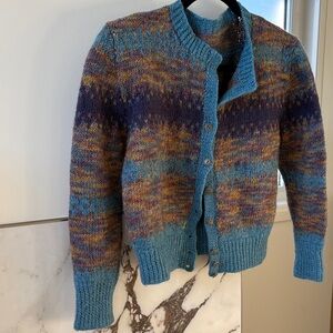 Multicolor Knit Cardigan